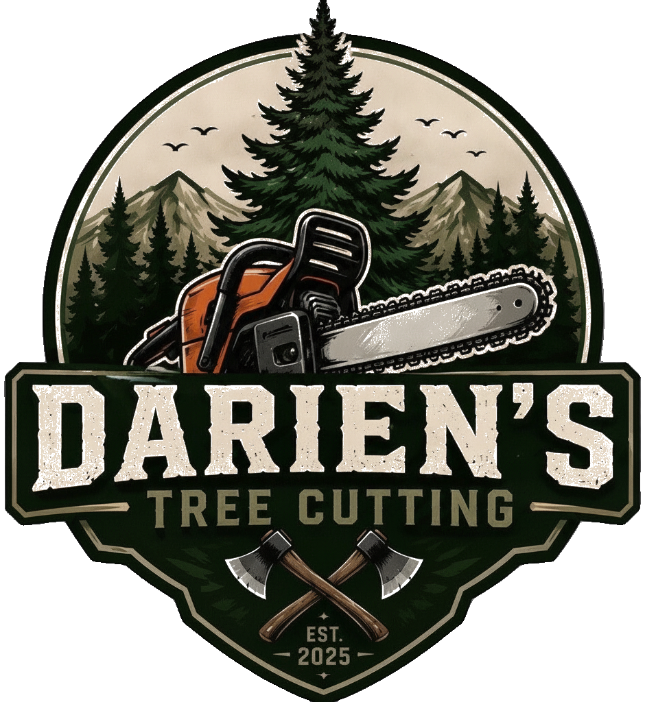 Darien's Tree Cutting logo